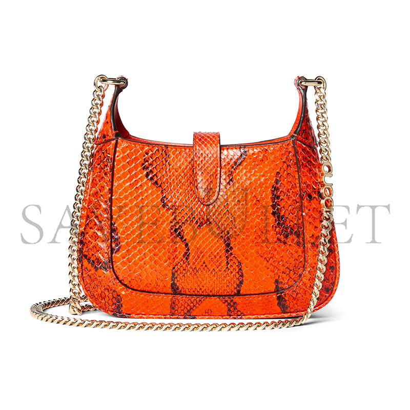 G*u*i jackie notte python mini bag 782889 (19.5*18*3.5cm)